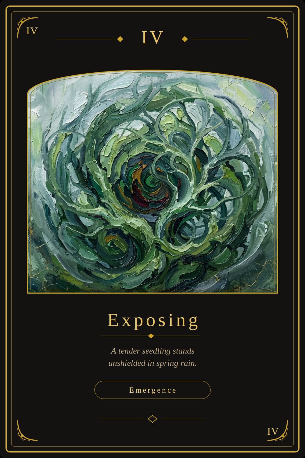 Exposing — The Tender Seedling