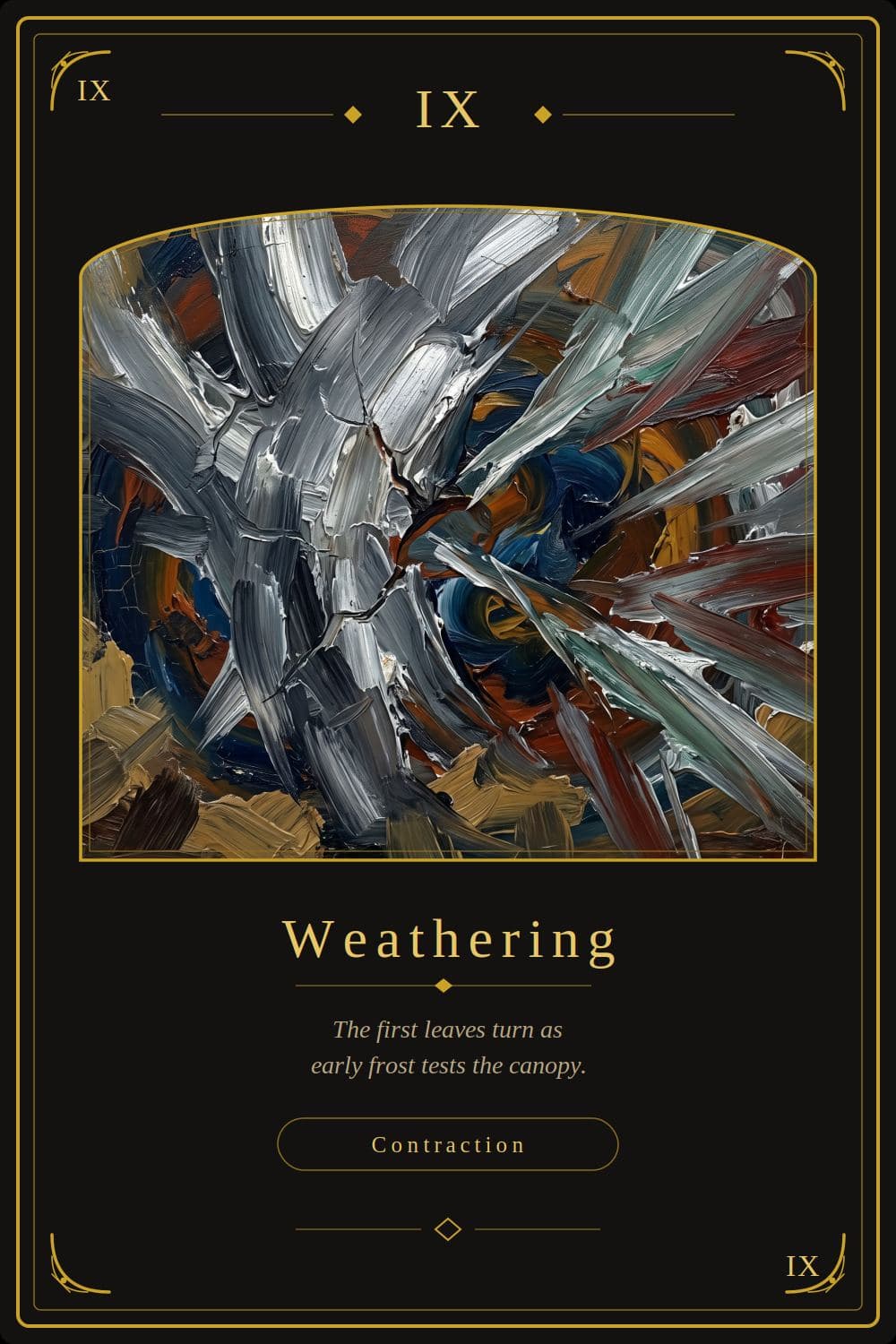 Weathering — The Turning Leaf